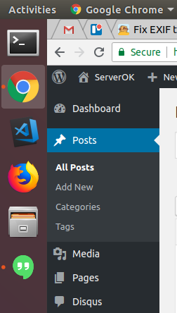 Google Hangout Separate Icon Ubuntu 18.04