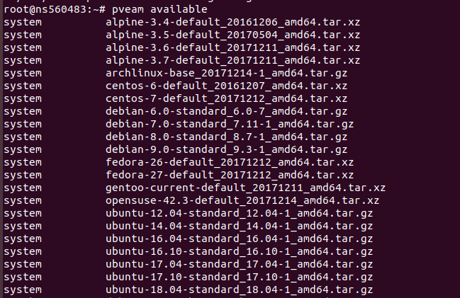 Proxmox CT Templates