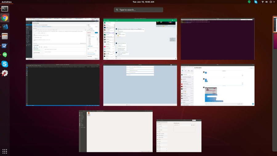 Ubuntu 18.04 hot corner