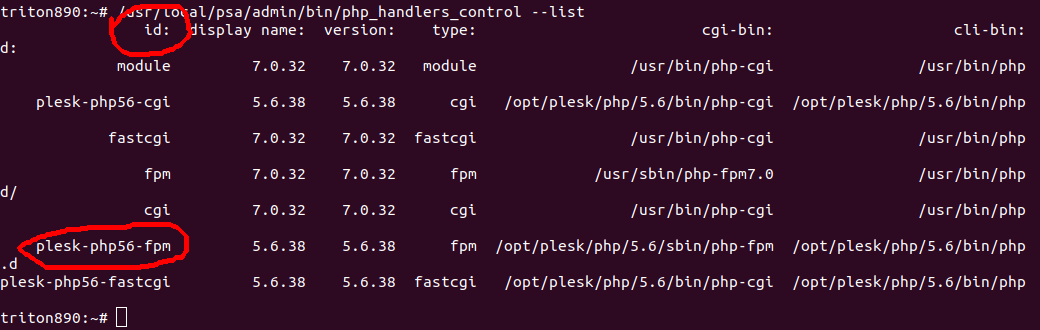 Plesk Change PHP version
