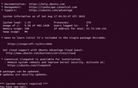 Ubuntu remove SSH welcome message