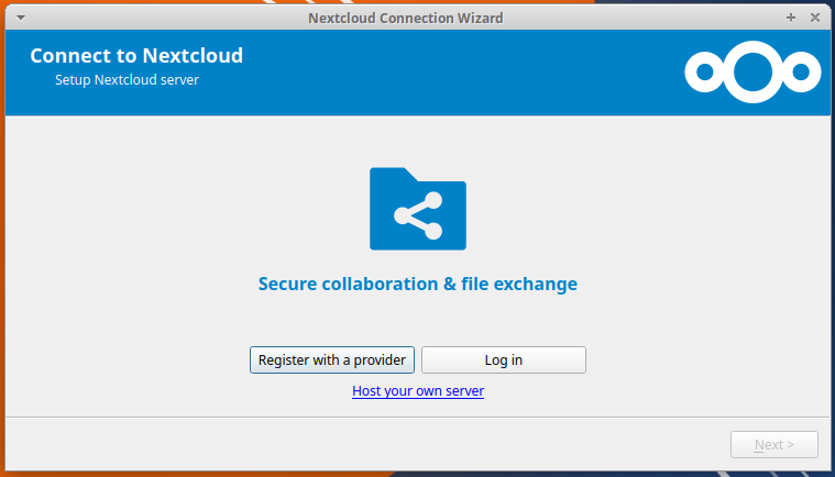 NextCloud ubuntu client