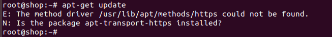 apt https error
