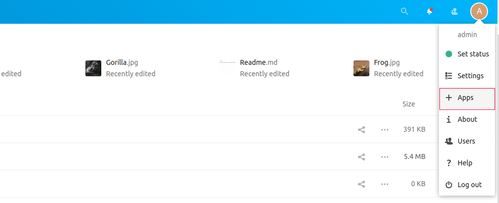 Nextcloud apps