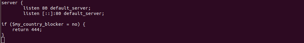 nginx geoip server configuration