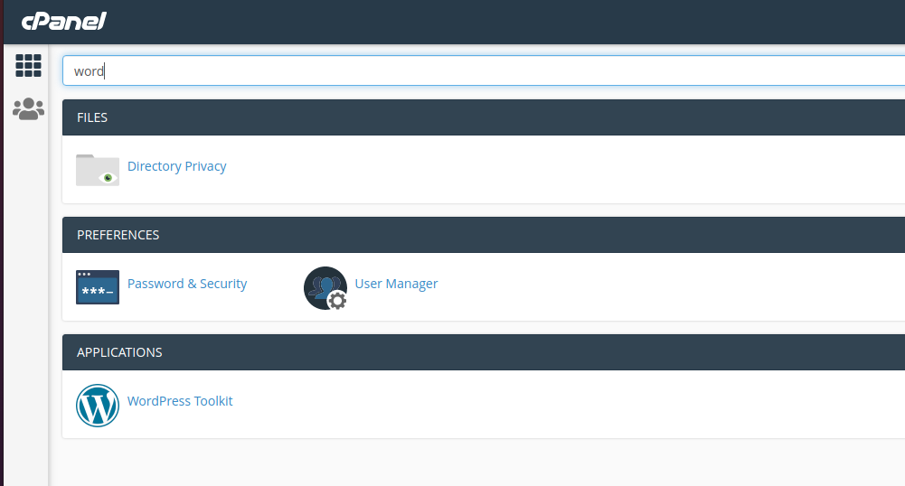 WordPress Toolkit CPanel