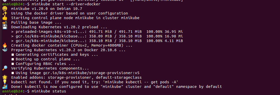 minikube docker provider