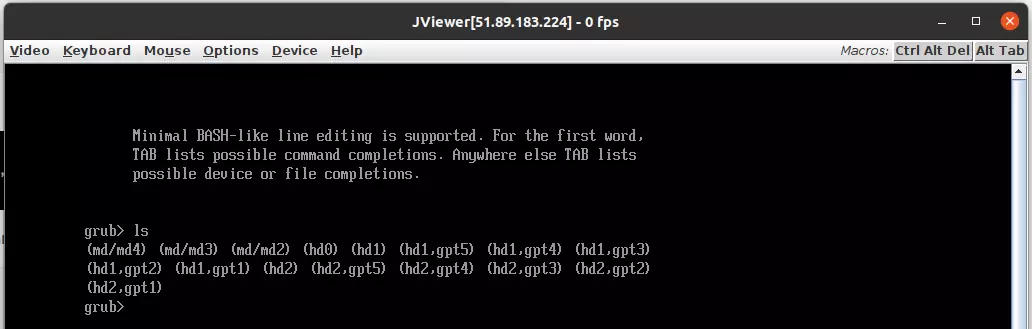 OVH IPMI server console
